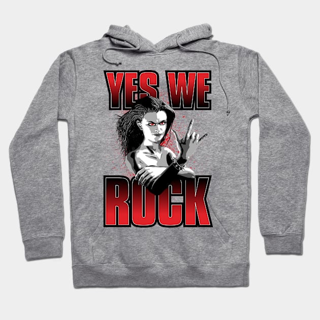 Girls ROCK Hoodie by Grandeduc